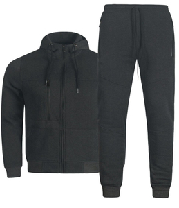 Ensembles de survêtements d'hiver personnalisables 100 % coton pour hommes – Tendance et imperméables, parfaits pour la randonnée, l'entraînement, la course et la marche - Product Image 3