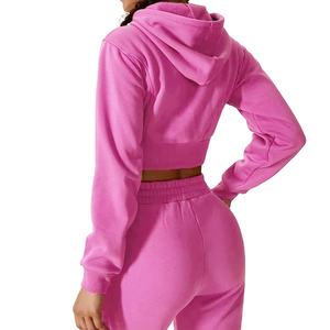 Sweat-shirt à capuche zippé unisexe surdimensionné en molleton bouclette 100% coton, avec logo personnalisé, brodé, effet délavé et poche à carreaux - Product Image 3