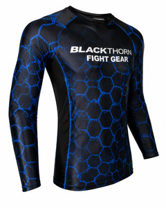 Camiseta de Manga Larga para Hombre, Diseño Personalizado OEM, Sublimación, Secado Rápido, Poliéster, para MMA y BJJ - Product Image 2