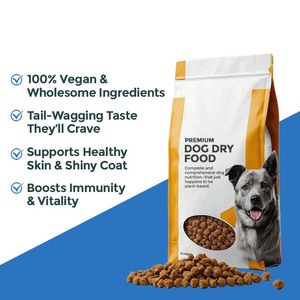 Alimento Seco Vegano Saludable para Perros, Fórmula Orgánica Ayurvédica, Nutrición Vegetal para Mascotas, Alto en Proteínas, Suministro de Marca Privada OEM - Product Image 6