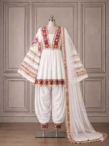 Robe maxi ethnique bohème brodée à la main pour femmes, coton de qualité supérieure, taille personnalisée, vente en gros, robes décontractées afghanes - Product Image 6