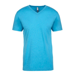 Promotion : T-shirts pour hommes en coton 100% de qualité supérieure, col en V, couleur unie, personnalisables avec logo, impression possible - Product Image 5
