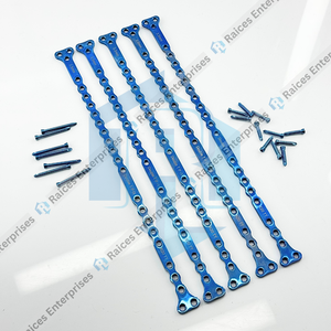 ชุดแผ่นล็อคไทเทเนียมคุณภาพสูงขนาด 3.5 มม. แบบ Double T พร้อมสกรู จำนวน 55 ชิ้น สำหรับแผ่นยึดกระดูกสัตว์ ใช้ในศัลยกรรมกระดูก - Product Image 2