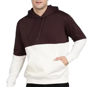 Sweat-shirt à capuche épais pour homme en molleton français premium 400-500 GSM, coupe épaules tombantes, avec motif brodé, taille 6XL - Product Image 1
