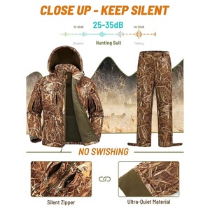 ชุดล่าสัตว์แบบกำหนดเองชุดสำหรับมืออาชีพชุดล่าสัตว์กันน้ำกลางแจ้งชุดล่าสัตว์ - Product Image 5