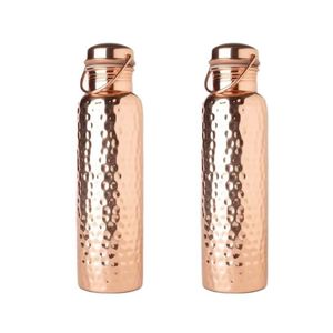 Botella de agua de cobre con estampado de flores a la moda, en varios colores, a precio de mayorista para uso en oficina y gimnasio. - Product Image 4