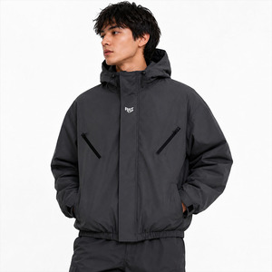 Nouvelle conception de veste coupe-vent imperméable personnalisée pour l'extérieur, avec demi-fermeture éclair et capuche, en polyester et nylon, pour moto, randonnée, veste décontractée pour hommes - Product Image 1