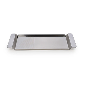 <b>Small</b> Stainless Steel Serving tray For office Tea Coffee Serving Tray Customized Design & storage Severe tray - Product Image 1