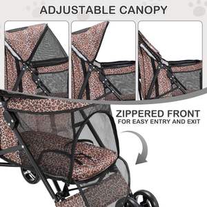 TH-PPS-285 Waterproof Foldable Pet Buggy with Padded <b>Seat</b> Removable Cover for <b>Dogs</b> and Cats Customization Welcome - Product Image 5
