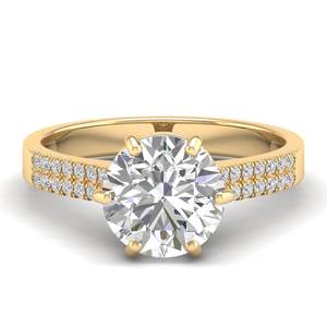 Anillo de Moissanita REYES Timeless con Certificación GRA, Plata de Ley 925, Calidad Premium, Regalo de Compromiso, Joyería al por Mayor para Mujer - Product Image 6