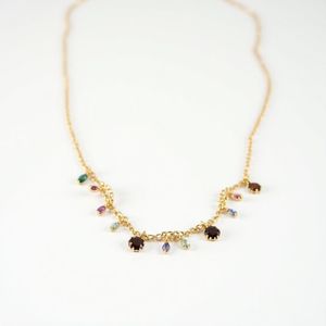 สร้อยคอชุบทอง 18k เงินแท้ 925 ยาว 16 นิ้ว เหมาะสำหรับงานปาร์ตี้ ของขวัญสำหรับเธอ สร้อยคอแบบเรียบหรู น้ำหนักเบา ขายส่งเครื่องประดับ - Product Image 5