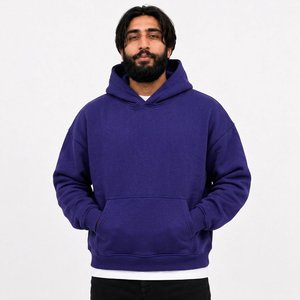 Custom Oversized <b>Pullover</b> <b>Mens</b> Hoodie Manufacturer Cotton Fleece Streetwear Private Label Supply US Buyers - Product Image 6