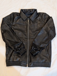 Ensemble de survêtement pour homme Braydon en cuir véritable noir, survêtement de jogging, streetwear, vêtements de sport, haute qualité, personnalisé - Product Image 2