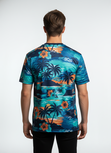 Unique Design Customized Color Men Silk Screen Printed 100% <b>Polyester</b> Eco-Friendly Lightweight Quick Dry Breathable <b>T</b>-<b>Shirt</b> - Product Image 2
