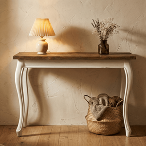 Mesa Auxiliar Delona de Madera Maciza Natural, Estilo Rústico Minimalista, Diseño Escandinavo para Sala de Estar, Mesita de Noche Ecológica y Portátil - Product Image 6