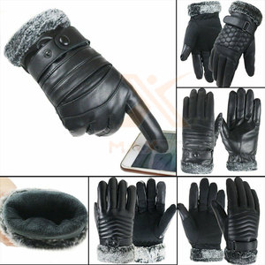 Low MOQ Customizable Leather Winter Outdoor Fashion <b>Gloves</b>-Touchscreen Eco-Friendly & Breathable Best Selling - Product Image 4