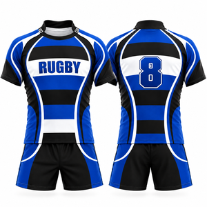 Custom Printed Sublimated 7v7 American Football Uniform Set Breathable Short Sleeve Jersey Shorts <b>Men</b> Team Sports Training Wear - Product Image 5