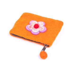 Porte-monnaie en feutre et laine pour femmes - Product Image 3