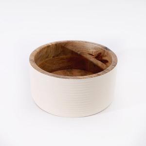 Bol en bois artisanal de qualité supérieure avec finition à grain naturel pour la cuisine et la salle à manger, fabriqué par des artisans indiens - Product Image 2