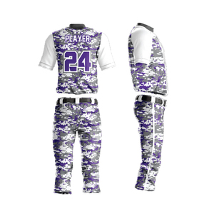 Ensemble d'uniformes de baseball en polyester de haute qualité - Tenue d'équipe respirante avec couleurs et tailles personnalisées, prix de gros bas - Product Image 3