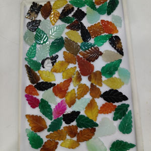 Multi Onyx Sculpture de pierres précieuses en forme de feuille Fabrication de bijoux en vrac Pierre Vente en gros Accessoires de bijoux Fournisseurs Fabrication à la main - Product Image 2