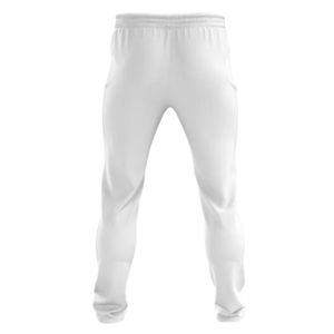 Men <b>White</b> <b>Cricket</b> <b>Trousers</b> Polyester Sports Pants Team Wear Match Training Athletic Clothing Performance Apparel - Product Image 2