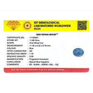 Loose 6.73 Ct Sky Blue Sapphire Gemstone Excellent Diamond Cut 11mm Diameter for Fine Jewelry - Product Image 4