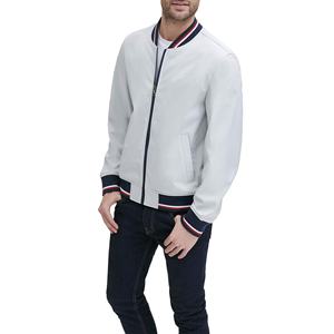 Fabricant de broderie en chenille de haute qualité pour hommes College Polyester Thin Slim Sleeves Custom Baseball Bomber Letterman Varsity - Product Image 5