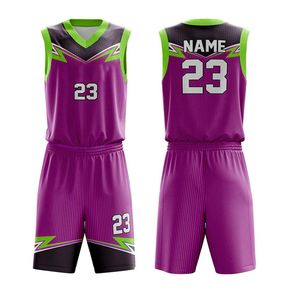 Uniformes de Baloncesto Reversibles 2026 de Gran Venta, Diseño Sólido con Estampado Técnico, Ropa Deportiva para Equipos, Servicio OEM ODM - Product Image 6