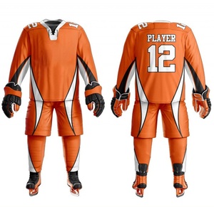 Uniforme Profesional de Hockey sobre Hielo, Conjunto de Jersey Personalizado, Ligero y Transpirable, para Entrenamiento, Práctica y Torneo - Product Image 1