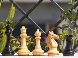 Nouveauté - Meilleures pièces d'échecs artisanales Meghdoot Staunton - 4 pouces - Bois - Fabriquées à la main pour jouer - Product Image 2