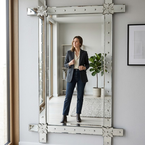 Espejo Decorativo de Pared Estilo Barroco Veneciano |   Espejo Decorativo de Estilo Antiguo de Lujo para Sala de Estar, Vestíbulo de Hotel y Decoración de Interiores del Hogar - Product Image 4