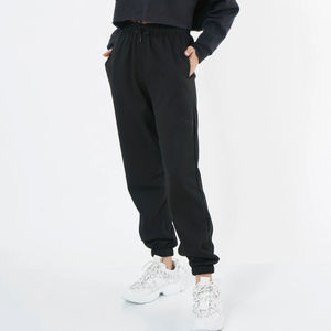 Pantalon de jogging urbain pour femme, coupe oversize, délavé, 100% coton, taille haute, poches latérales, idéal pour l'hiver - Product Image 5