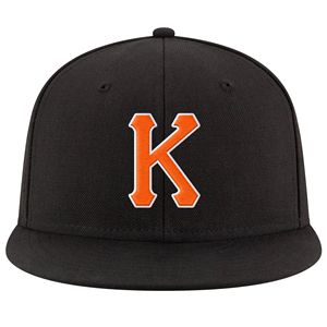 Casquette Snapback Unisexe Personnalisée Noire Orange-Blanche avec Broderie 3D en Satin, Réglable, pour le Sport, les Voyages et les Activités de Plein Air - Product Image 2