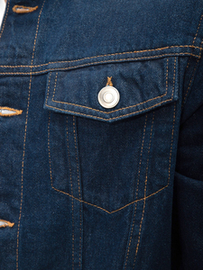 Fashionable Spring Washed Denim <b>Jeans</b> Jacket Men Hot Sale Premium Quality Loose Fit Oversized High Quality Denim Jackets - Product Image 2