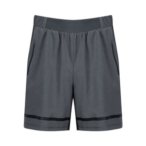 Pantalones cortos de atletismo para hombre al por mayor, pantalones cortos de gimnasia con cinta impresa personalizada para entrenamiento, gimnasio, 100% poliéster, puntadas altas, pantalones cortos para hombre - Product Image 1