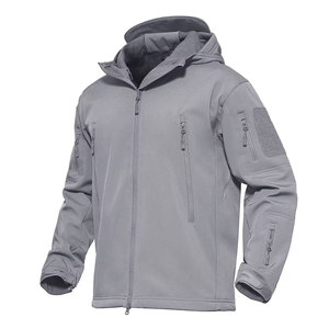 Customized Eco-Friendly Stand Collar Front Logo <b>Light</b> <b>Weight</b> Breathable Winter Men's Softshell <b>Jacket</b> - Product Image 1