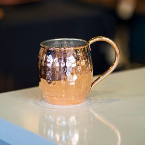 Taza de Cobre con Asa, Diseño Vintage, Ecológica - Product Image 1