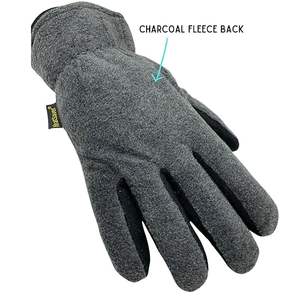 Gant de conduite en cuir de daim noir - Product Image 4