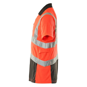 Polos de travail haute visibilité réfléchissants de qualité supérieure, vêtements de sécurité pour hommes - Product Image 2