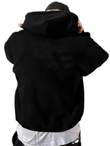 เสื้อมีฮู้ดผ้าฟลีซปักลายแบบสวมหัวสไตล์สตรีทสำหรับฤดูใบไม้ร่วงผ้าฝ้าย100% พรีเมี่ยมสำหรับผู้ชายและผู้หญิง - Product Image 2