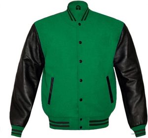 Veste universitaire de haute qualité OEM pour hommes, broderie en chenille, manches en cuir, vêtements pour hommes, veste universitaire de baseball personnalisée - Product Image 4