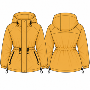 Veste coupe-vent à capuche réfléchissante unisexe pour homme, vêtements pour femme, crop top - Product Image 2