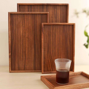 M Wooden Natural <b>Tea</b> <b>Tray</b> Food Plate Platter Decorative <b>Trays</b> Fruit Snack Coffee Breakfast Storage Plate Kitchen Accessories - Product Image 3