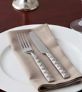 Ensemble de couverts modernes en acier inoxydable, couteau, fourchette, cuillère, finition miroir haute brillance, résistant à la rouille, vaisselle pour mariage et usage domestique - Product Image 5