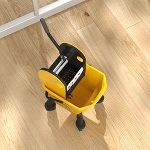 Carrello Porta Secchio per Pulizie Professionali con Secchio Chiuso Rinforzato per Hotel e Ristoranti - Product Image 5