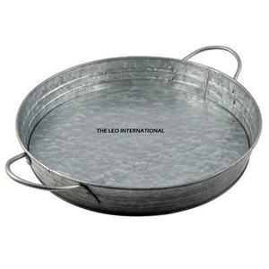 Royal Eco-Friendly Outdoor Indoor Decor Metal Customized Printed Christmas <b>Bucket</b> Blank Sublimation At <b>Cheap</b> Rate - Product Image 2