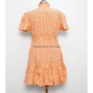 Nuevo Vestido Corto de Manga Larga con Corte en A, 100% Algodón, Suave y Cómodo, Estilo Playa, Verano 2026, Vestido con Estampado Digital - Product Image 6