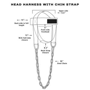 Arnés de Cabeza Reforzado con Correa de Sujeción para el Cuello y Acolchado Confortable, Equipo de Entrenamiento Físico con Logotipo Personalizado al por Mayor - Product Image 5