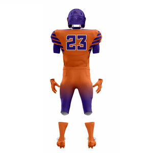 Prix de gros Uniforme de football américain pour enfants 100% polyester Séchage rapide Impression de logo personnalisée Devant/Arrière Lamar Jackson - Product Image 4